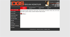 Desktop Screenshot of dgsreklam.com